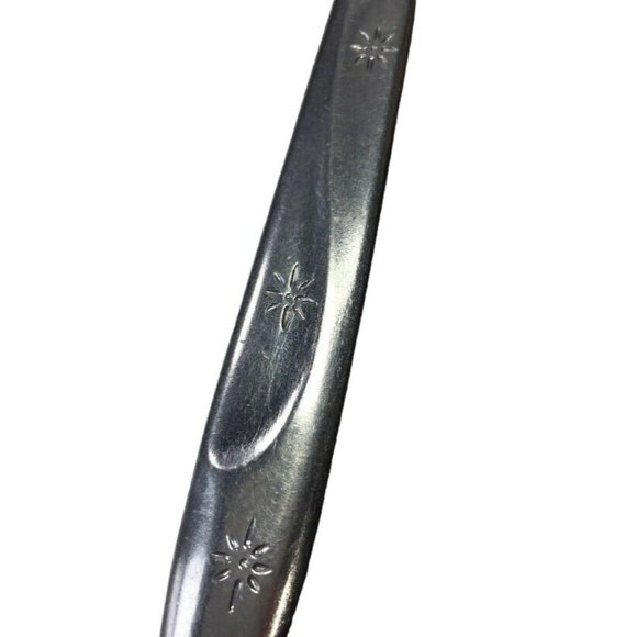 Americana Star Starburst Dinner Knife Vtg Stainless Flatware USA MCM Mod Atomic - Picture 2 of 8